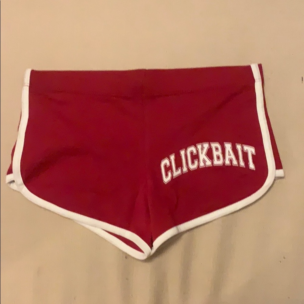 David Dobrik Garnet Clickbait Running Shorts